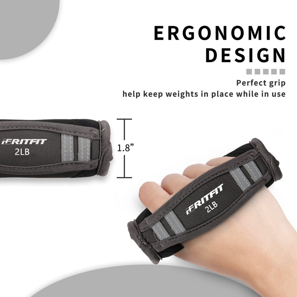 RitFit reflective strap detail increasing visibility and outdoor safety