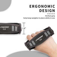 RitFit reflective strap detail increasing visibility and outdoor safety