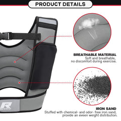 RitFit reflective stripe detail increases visibility and safety during early morning workouts