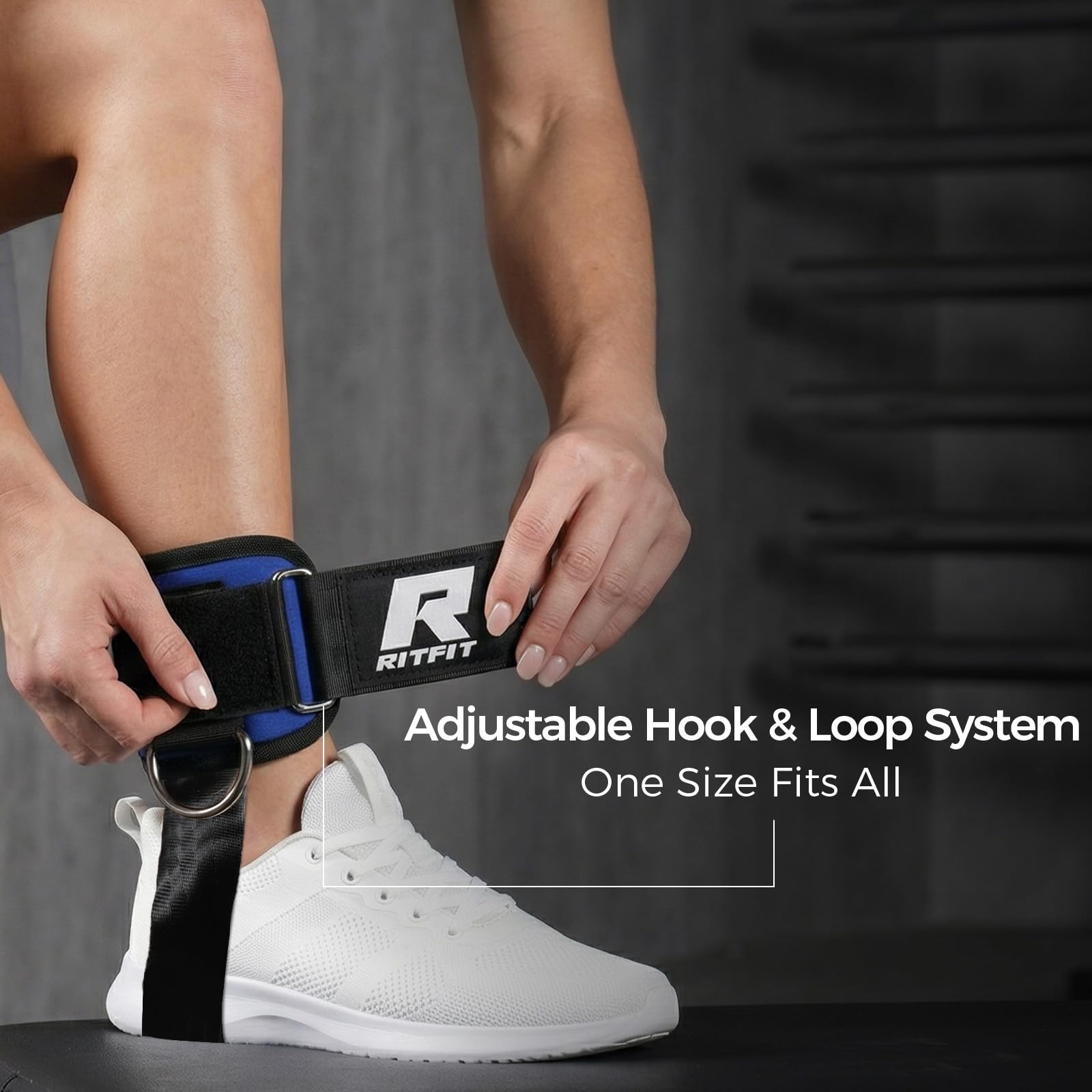 RitFit under-foot stabilizer strap demonstrating better foot stability