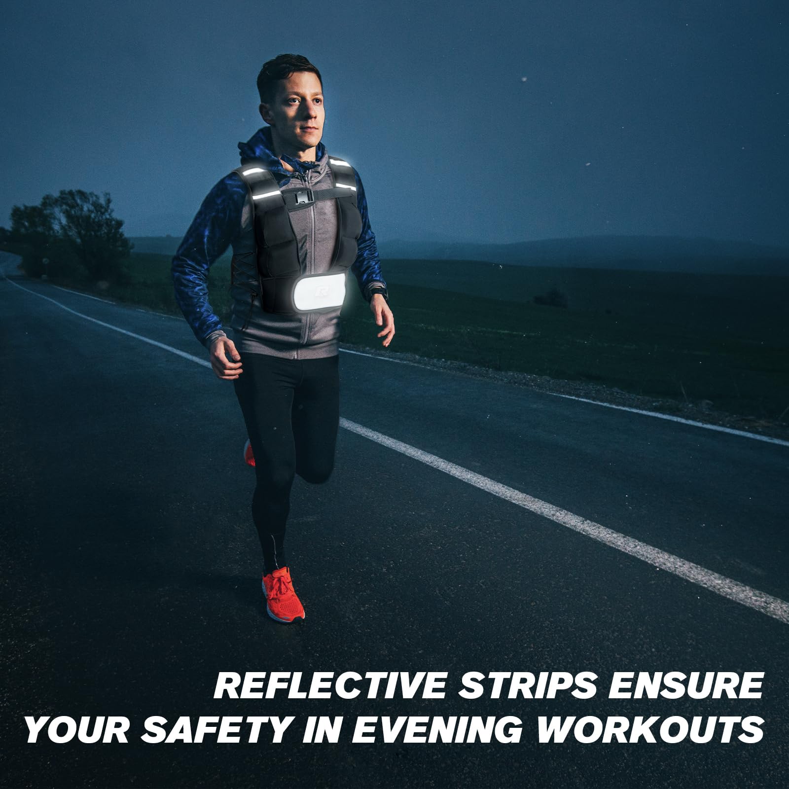 RitFit zippered pocket with phone illustrating secure storage while training