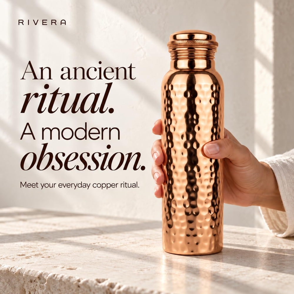 Rivera close-up texture highlighting hammered copper durability benefit
