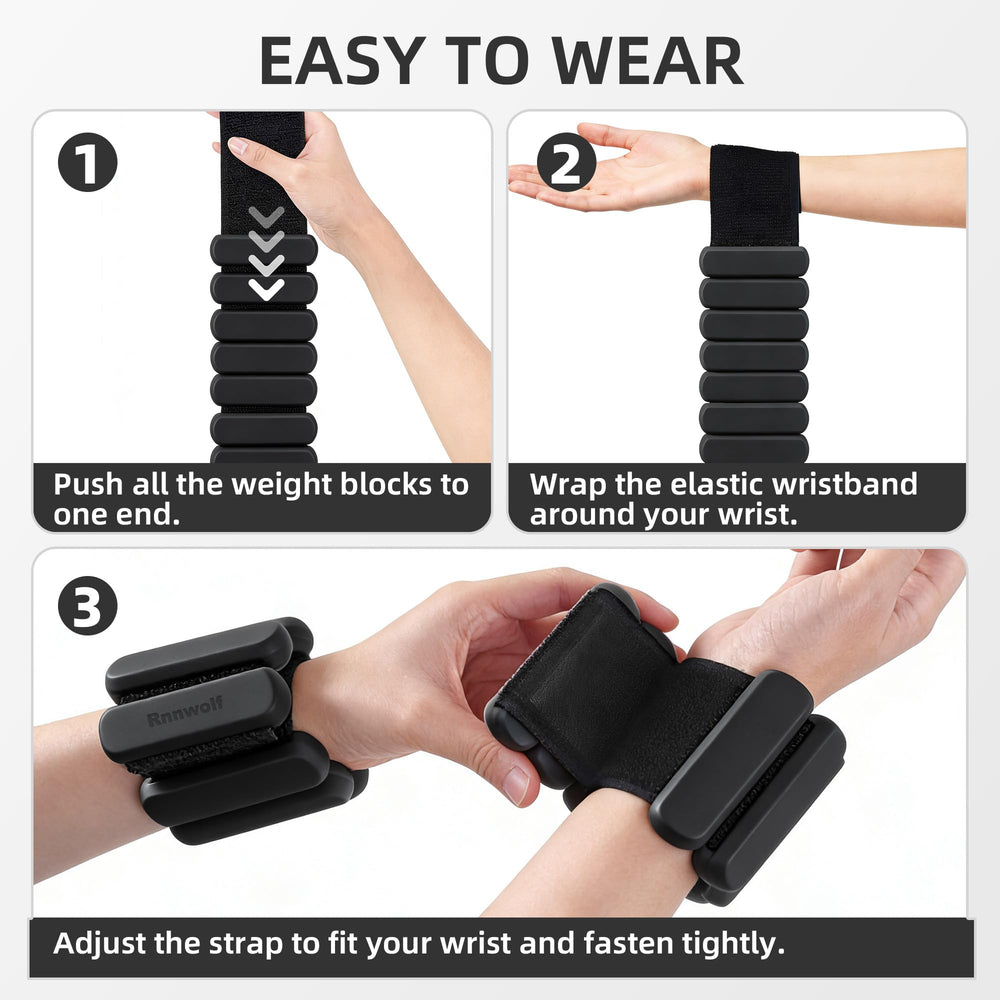 Rnnwolf detachable weight blocks displayed to show customizable resistance levels