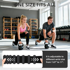Rnnwolf elastic strap fastening detail providing secure, non-slip fit during movement