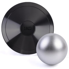 Roadtofree cast iron shot put front view showing solid build and reliable weight