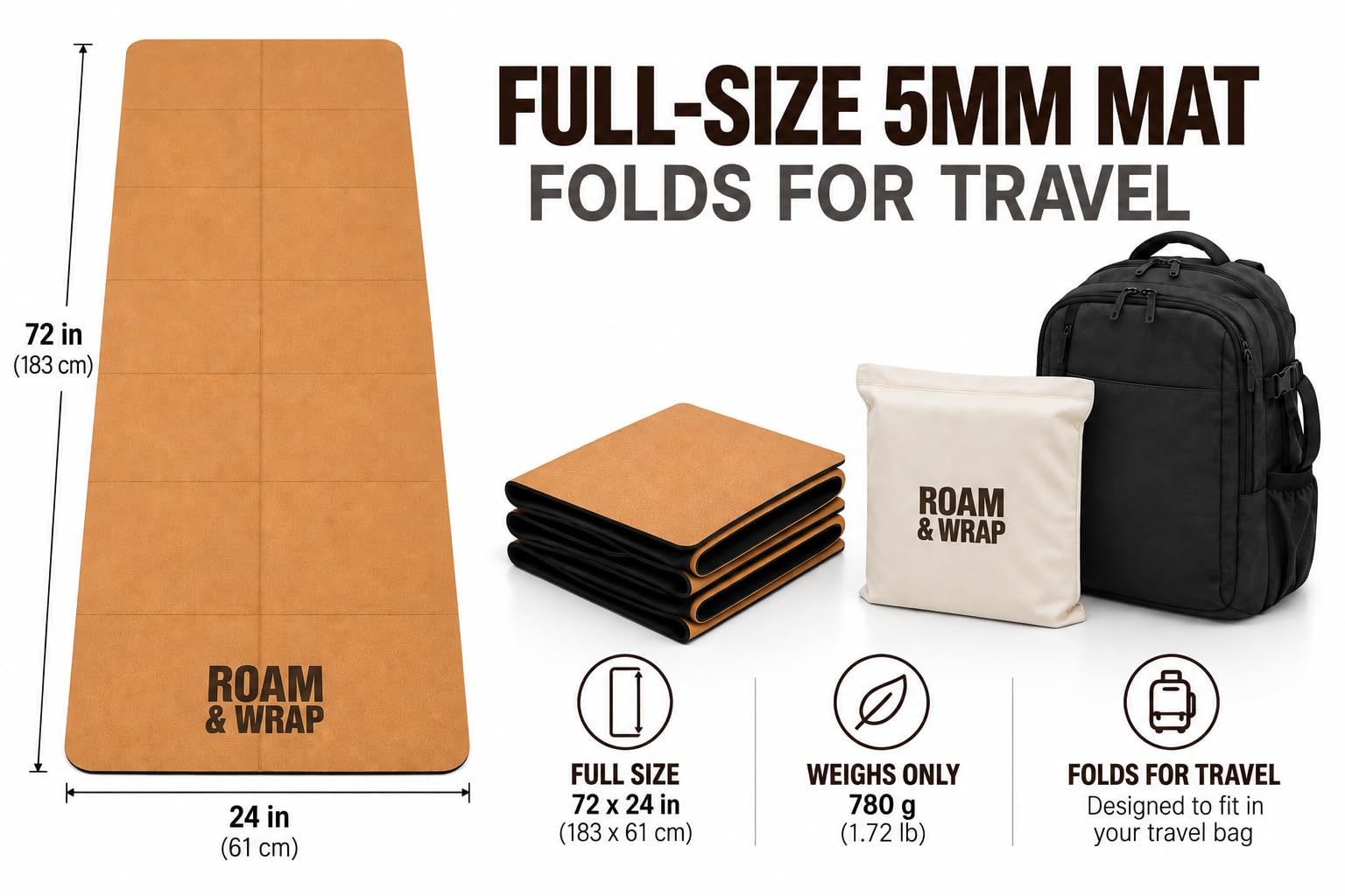 Roam & Wrap close-up of cork texture offering improved grip
