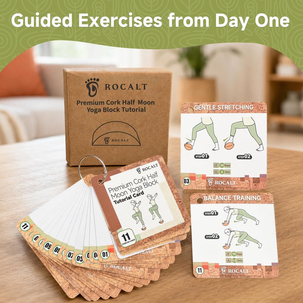 Rocalt supporting calf during stretch to reduce pressure on joints