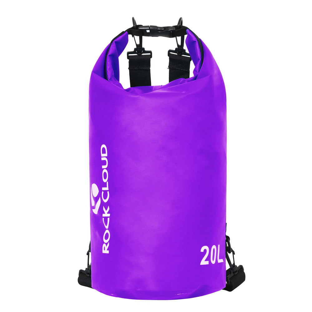 ROCK CLOUD front view showing waterproof 20L bag and easy-carry design benefit