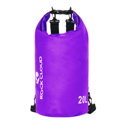ROCK CLOUD front view showing waterproof 20L bag and easy-carry design benefit
