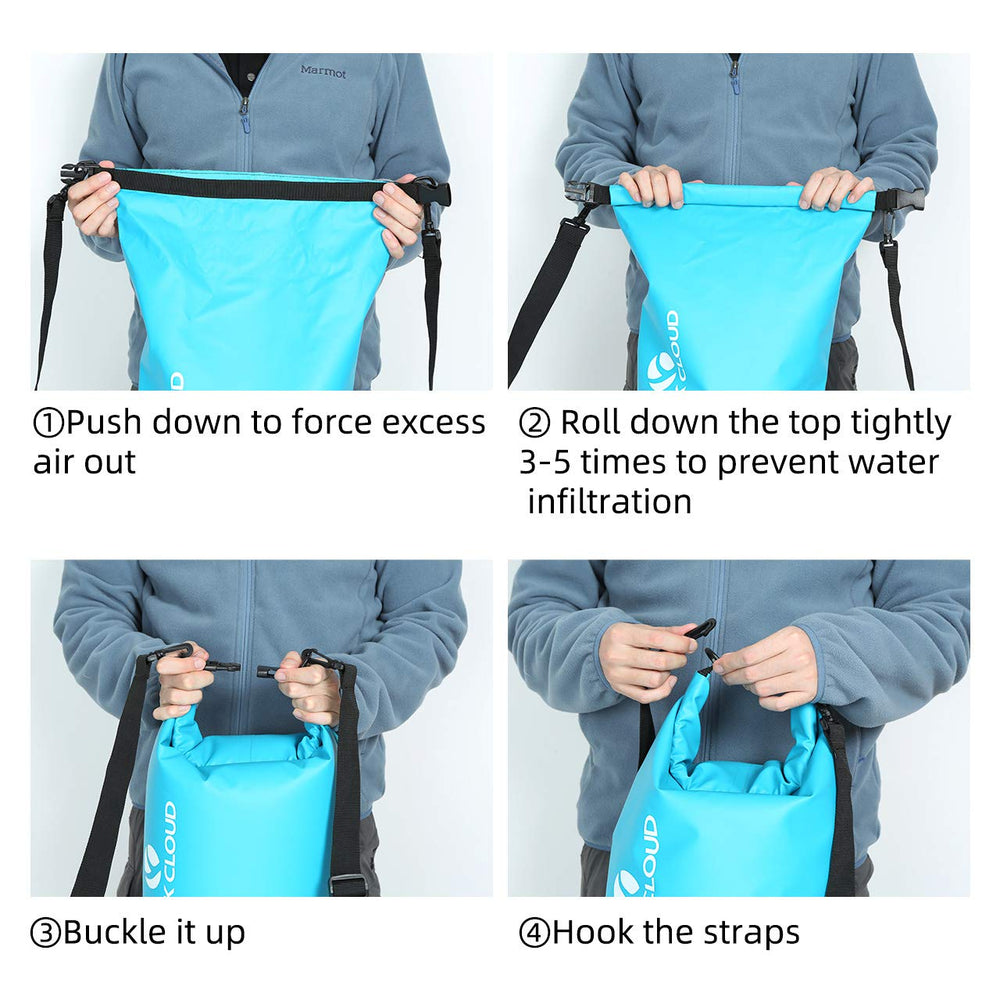 ROCK CLOUD being carried with shoulder straps for hands-free transport benefit