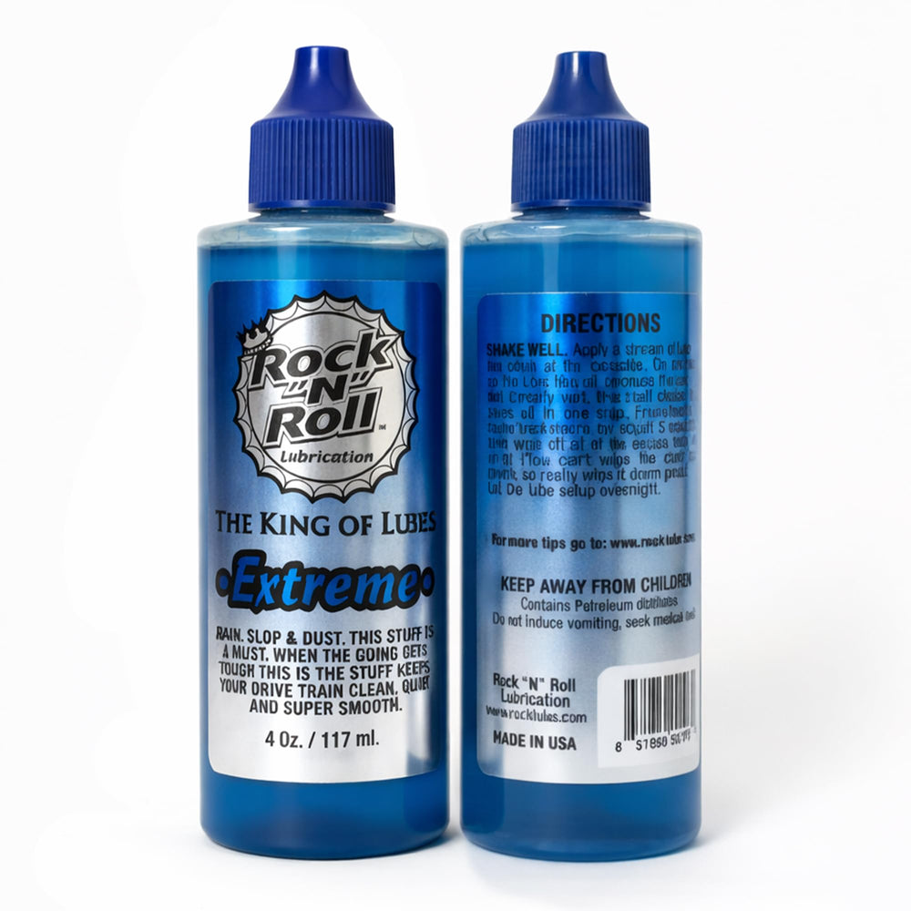 Rock N Roll front view of two 4 oz bottles showing packaging and easy-squeeze convenience