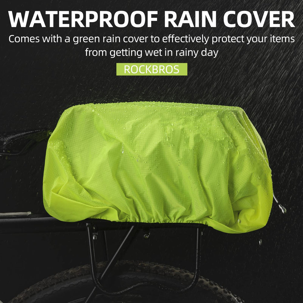 ROCKBROS shoulder strap attached to bag, enabling easy off-bike carrying
