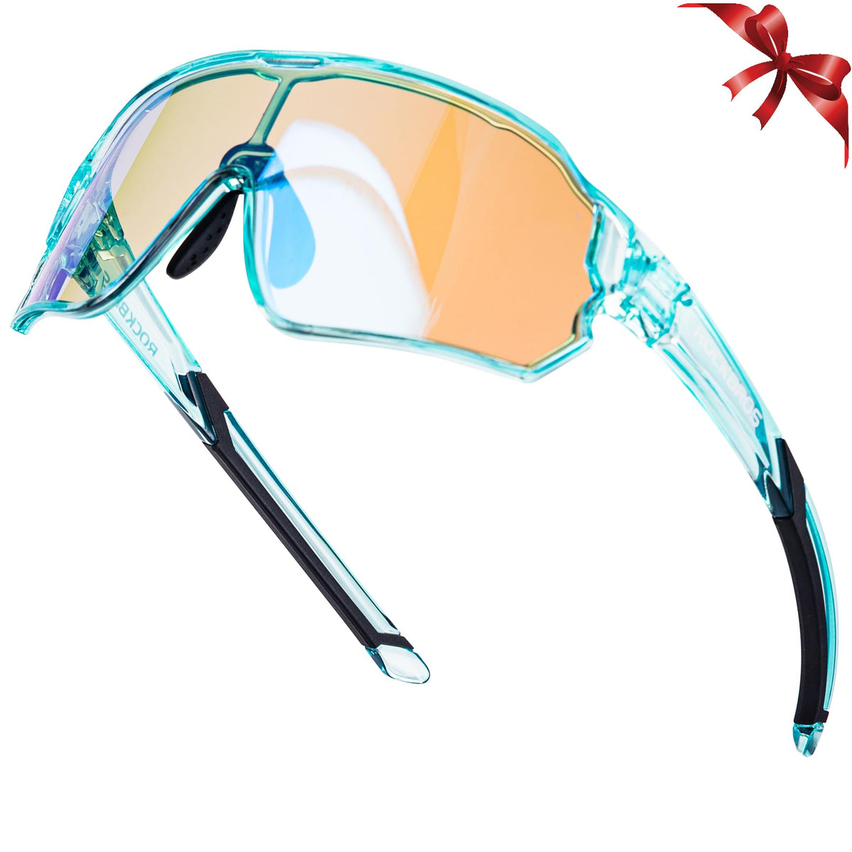 ROCKBROS front view showing fit and coverage for kids, comfortable protection