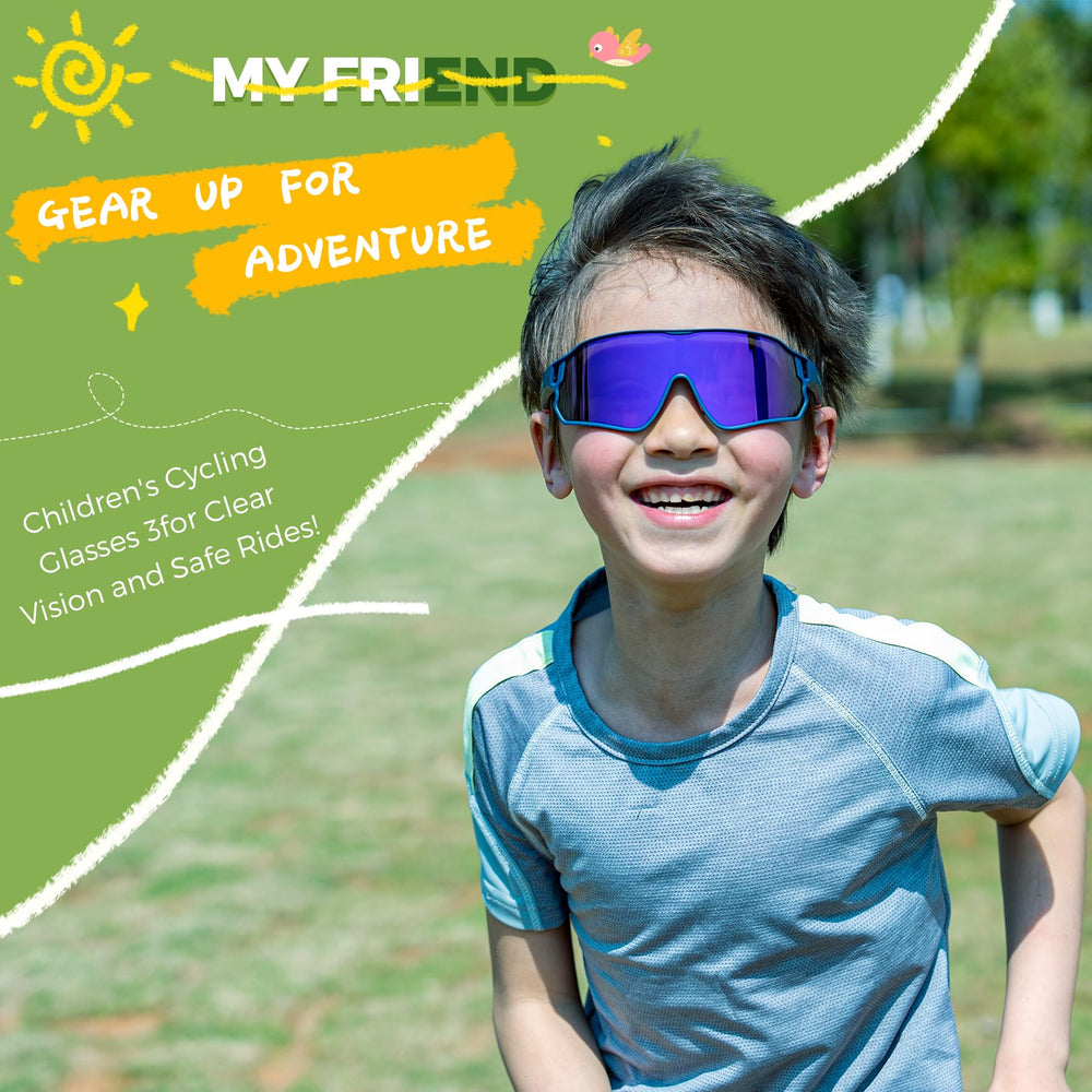 ROCKBROS close-up of photochromic lens surface highlighting tint change clarity benefit