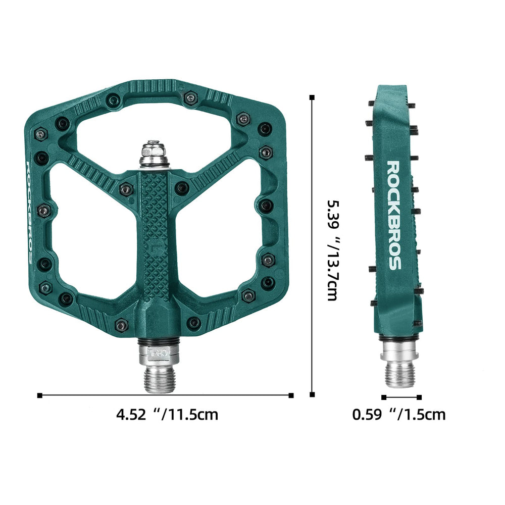 ROCKBROS pedals on a bike in an urban commute scene highlighting everyday durability