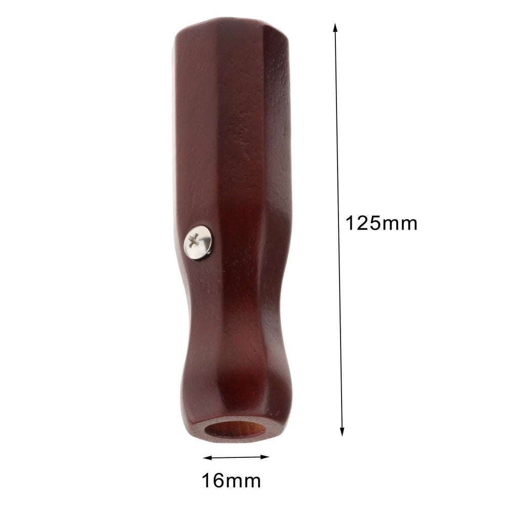 rockible installed handle on foosball rod showing secure fit and play control