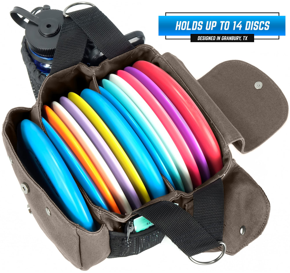 Rogue Iron side view with 32oz bottle pocket offering hydration capacity