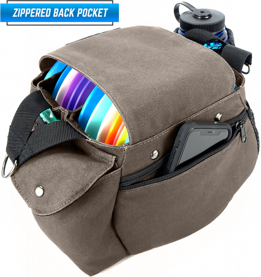 Rogue Iron demo of collapsible pockets for flexible disc capacity