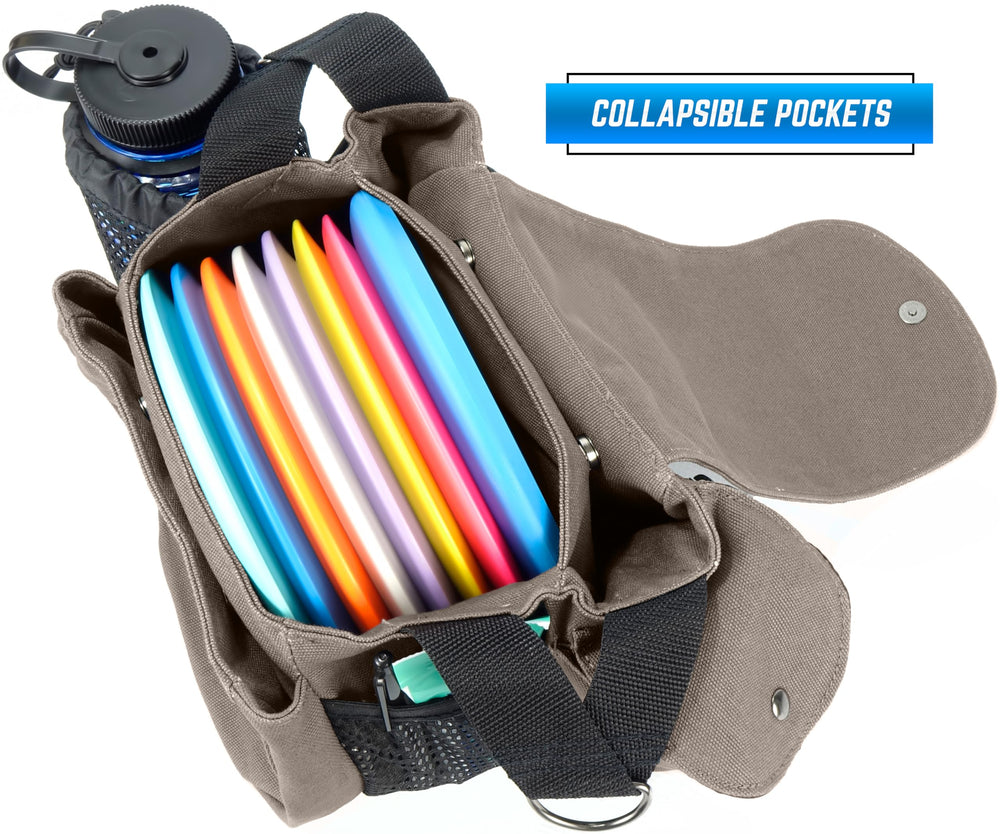 Rogue Iron magnetic and zippered pocket detail protecting valuables