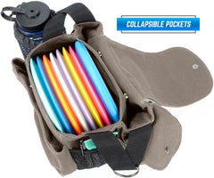 Rogue Iron magnetic and zippered pocket detail protecting valuables