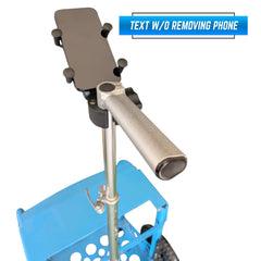Rogue Iron close-up of clamp detail with protective pads and secure grip