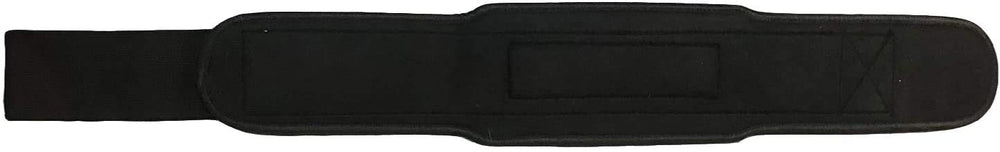 Rogue nylon belt worn during squat showing stable support and comfortable fit