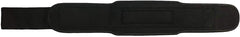 Rogue nylon belt worn during squat showing stable support and comfortable fit