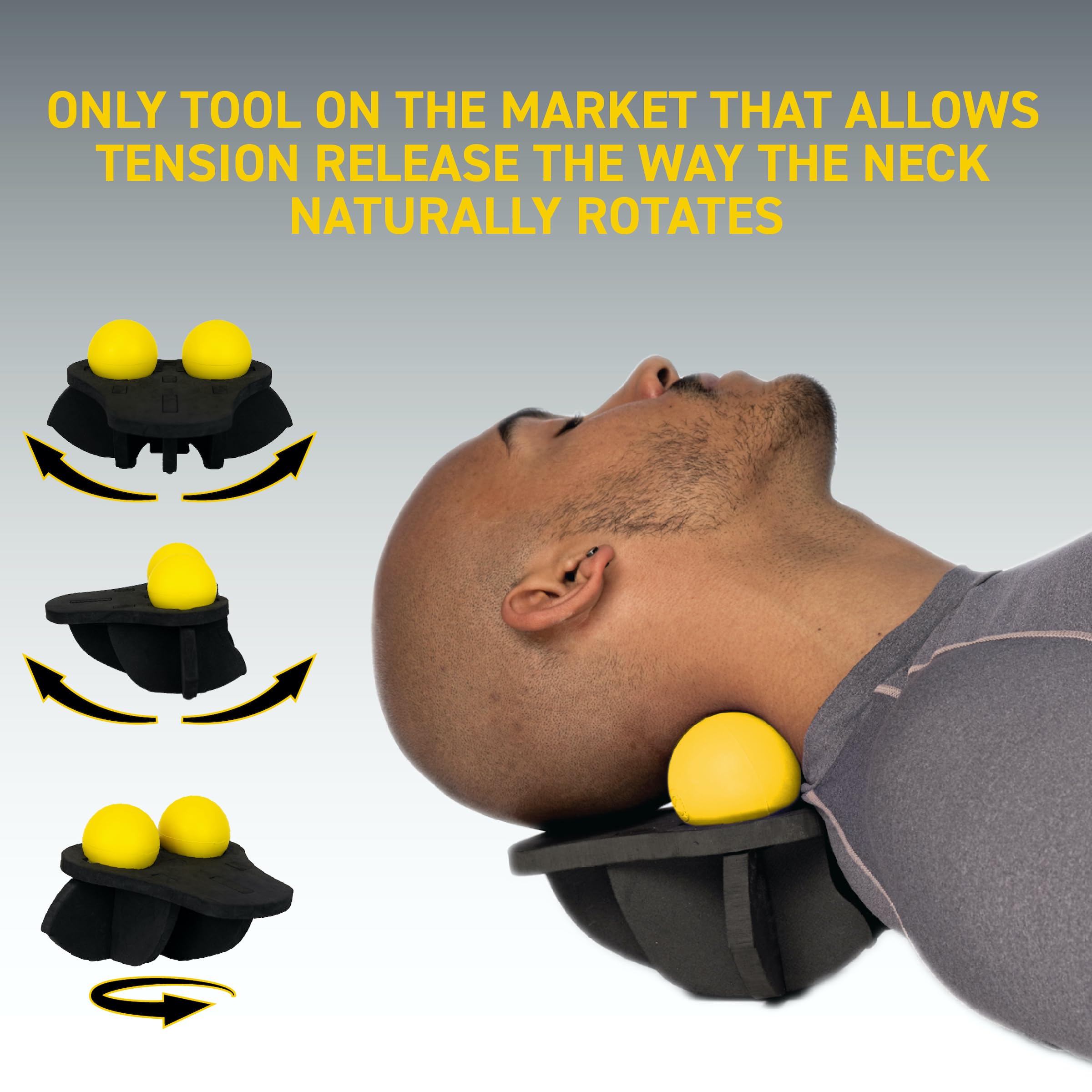 Person positioning Rolflex KnotStop on hip showing psoas access and deep muscle focus