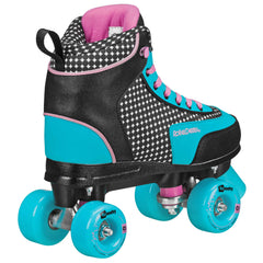 Roller Derby close-up of Kemistry Cation wheel showing grip for varied surfaces