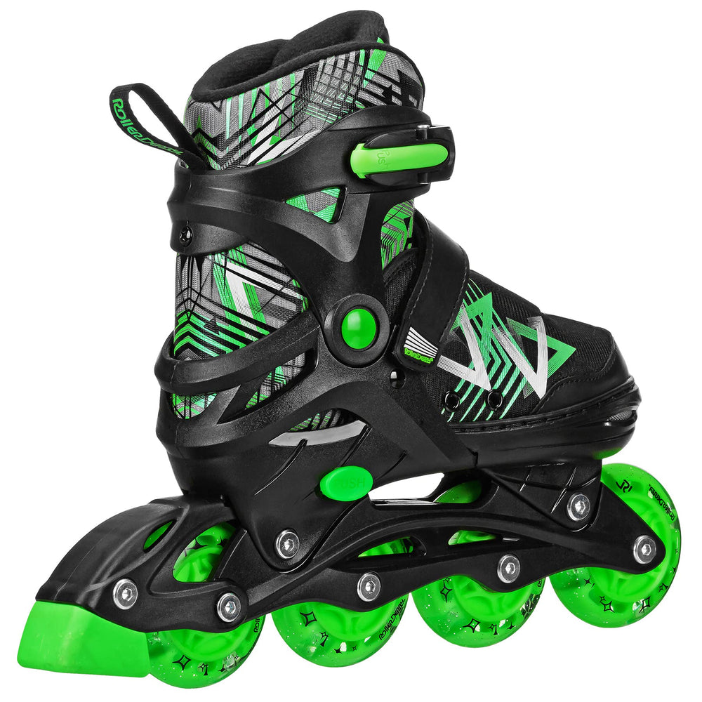 Roller Derby Stryde side profile highlighting frame and wheel alignment benefit