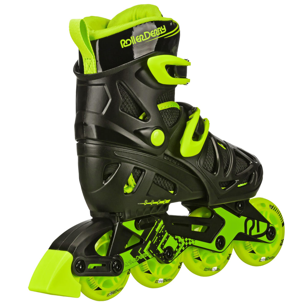 Roller Derby Tracer close-up of reinforced polymer frame for ankle support
