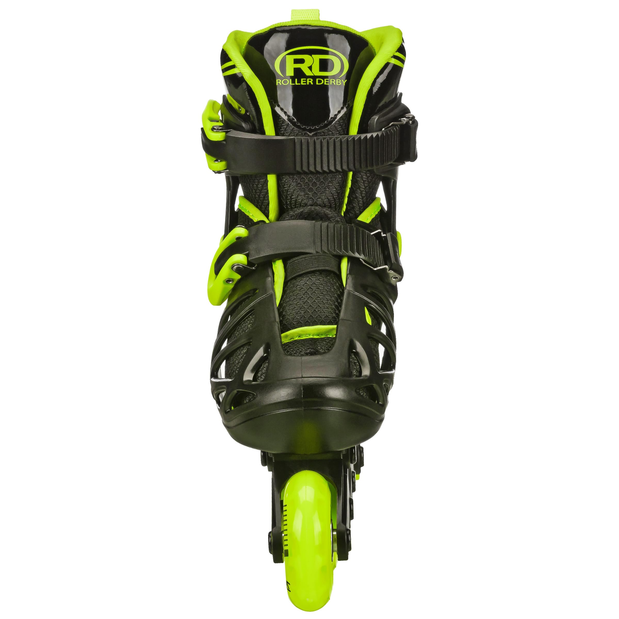 Roller Derby Tracer size adjustment button demonstrating grow-with-you convenience
