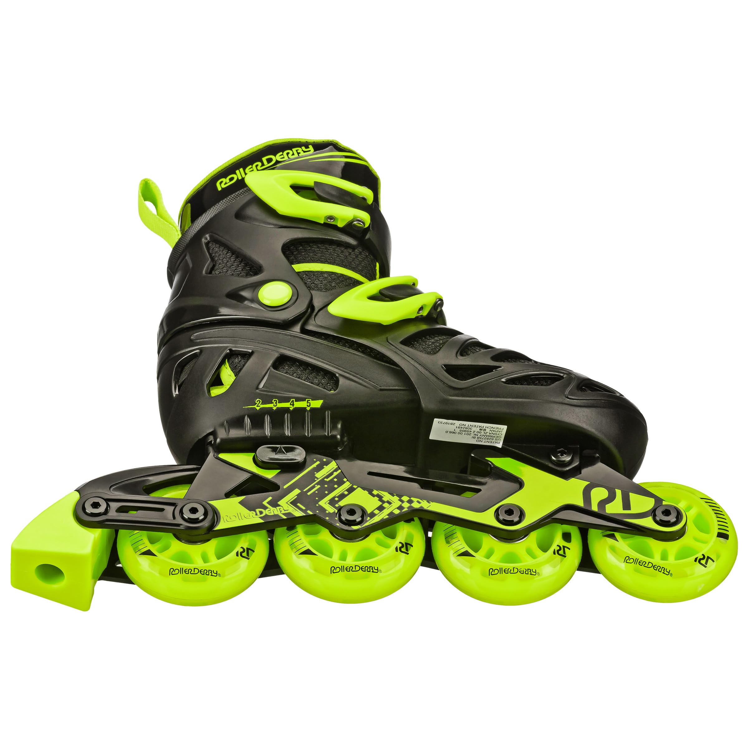 Roller Derby Tracer wheel and G-Force bearing detail for smoother rides