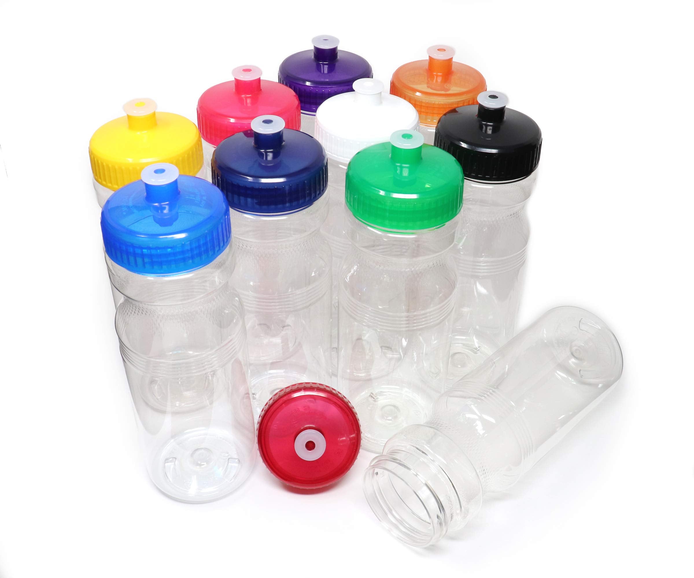 Rolling Sands front pack of ten clear bottles, value set for groups