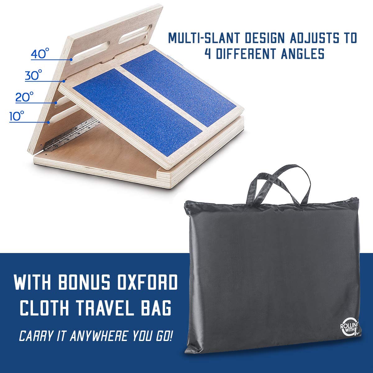 Rolling With It premium oxford carry bag for portability and convenient transport