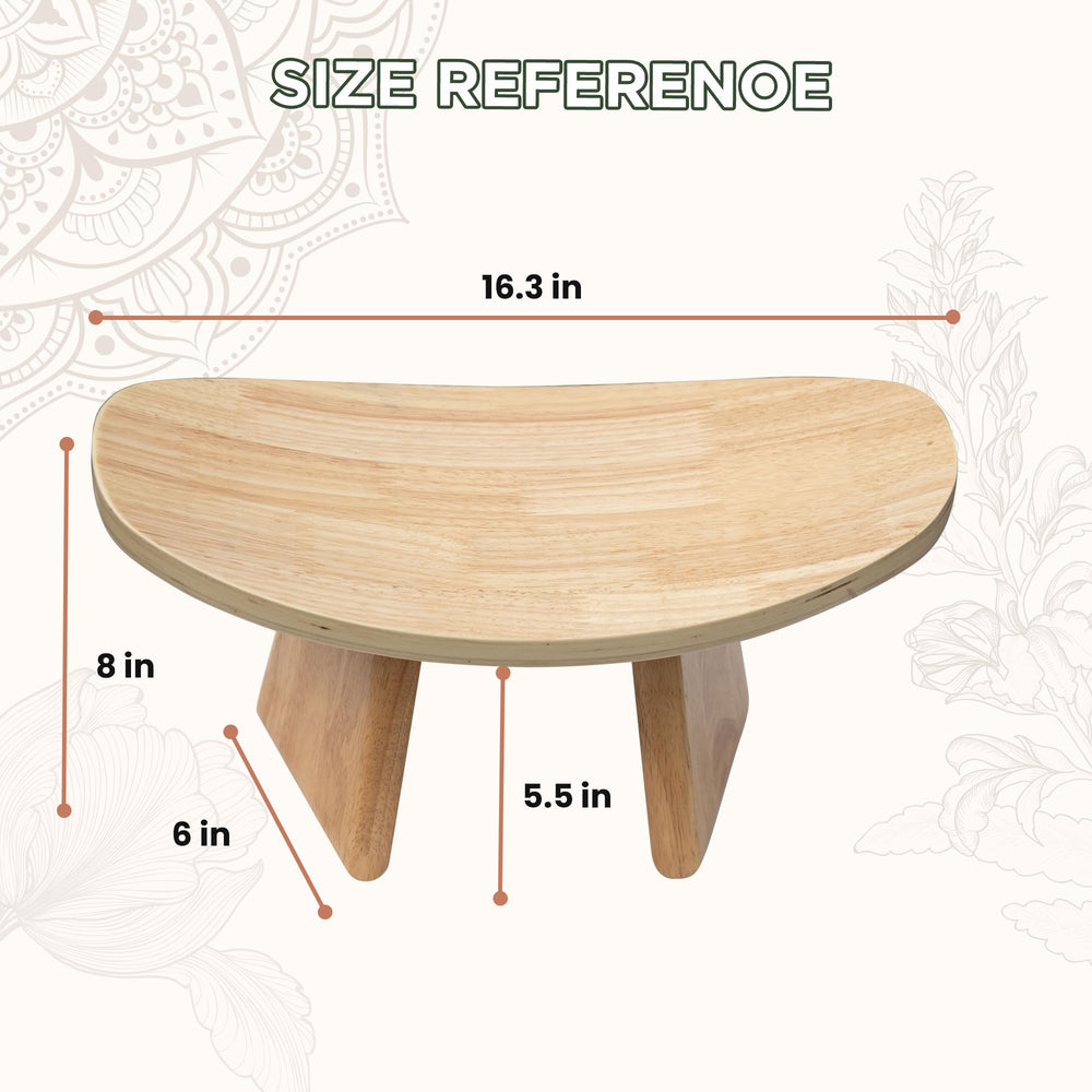ROLUXENTIA bench beside hand for scale showing compact portable design