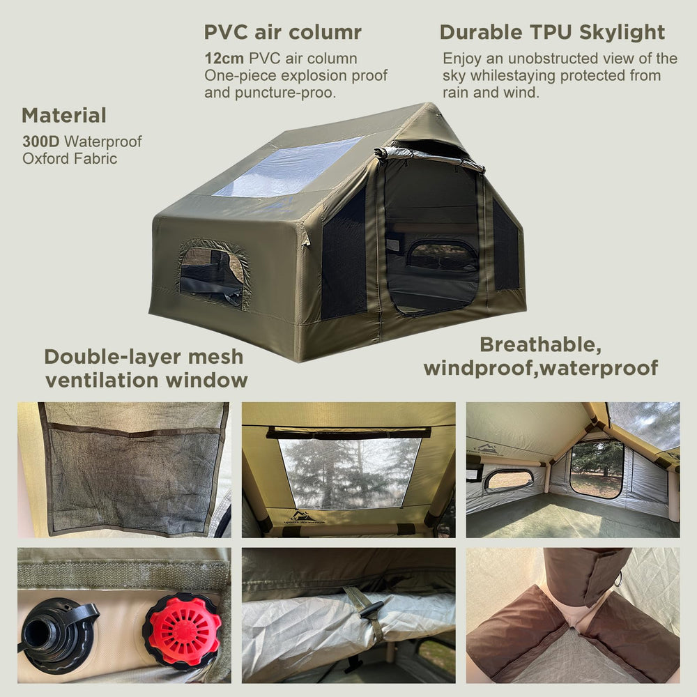 Romantic Camp mesh window detail showing airflow and insect protection benefit
