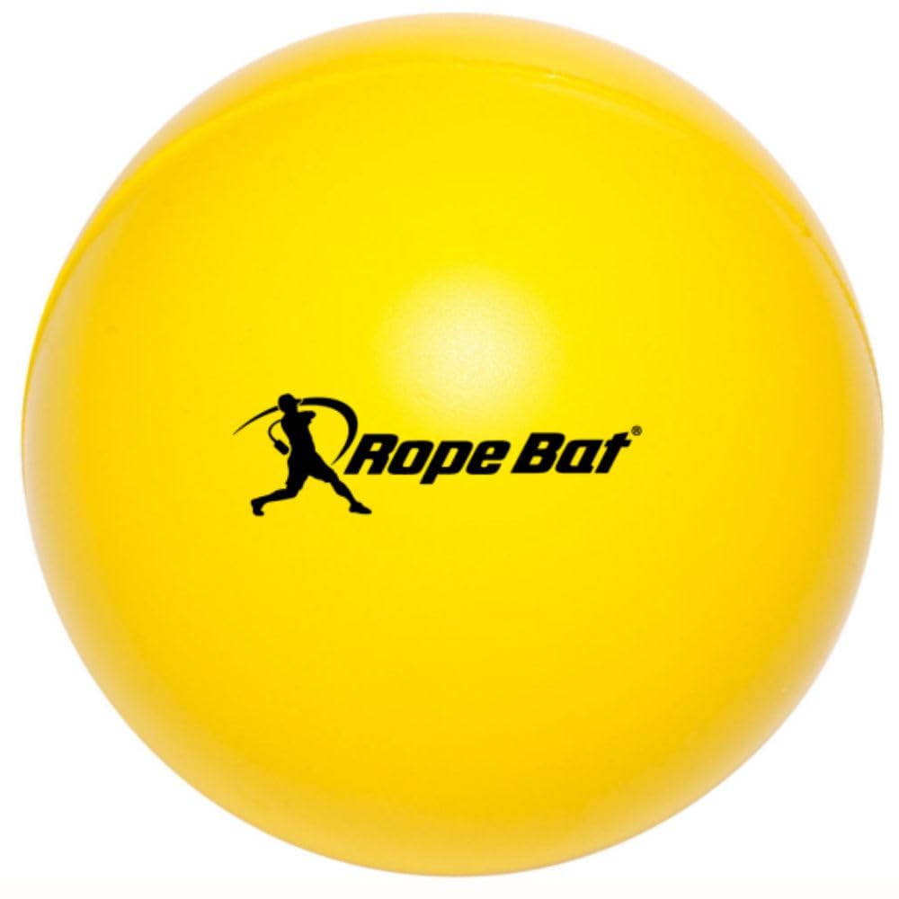 Rope Bat front packaging showing pack of soft training balls and benefits