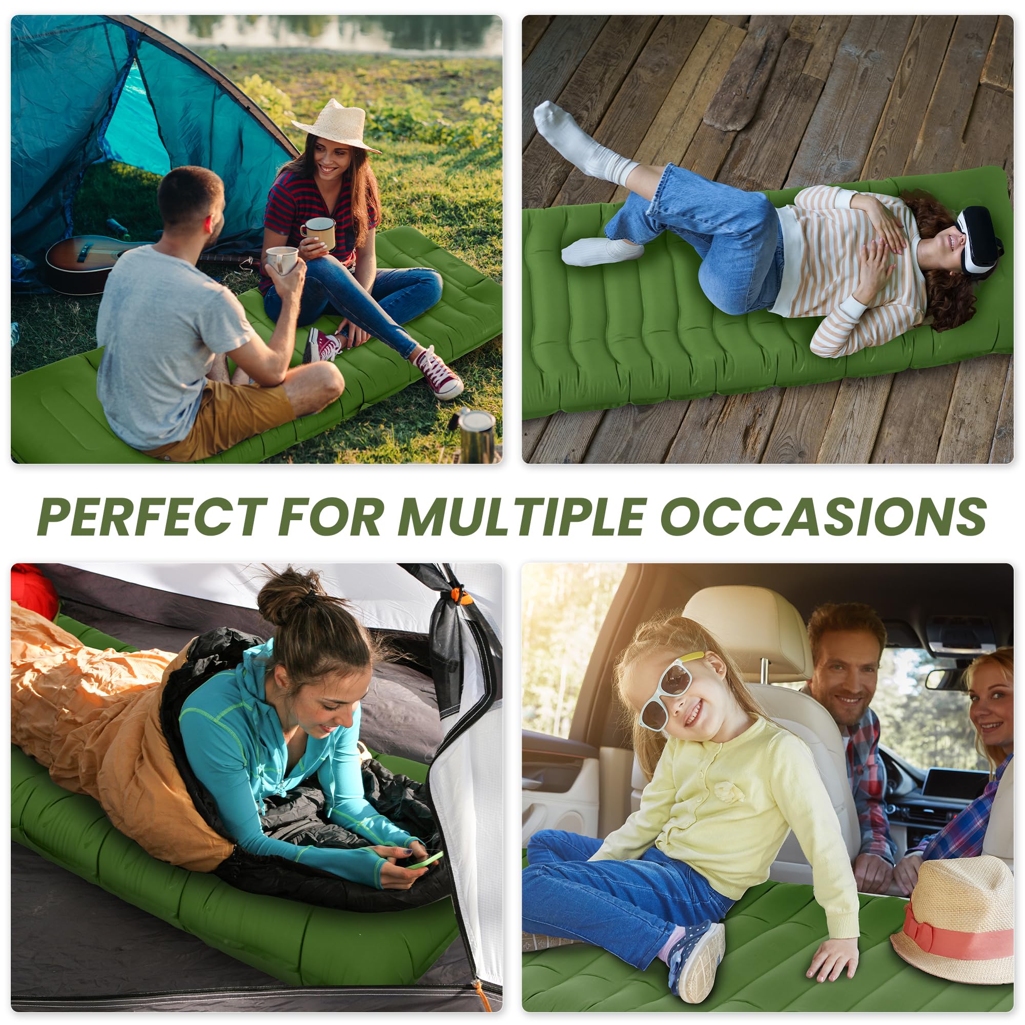 ropoda camping pad in tent at campsite offering comfortable sleep outdoors