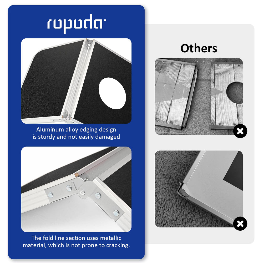 ropoda setup in backyard gameplay showing stable boards and family fun