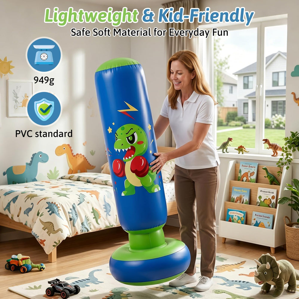 RORALA child punching in playroom illustrating coordination development and fun