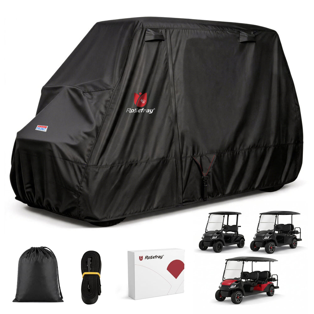 Rosefray front view showing full coverage and weather protection