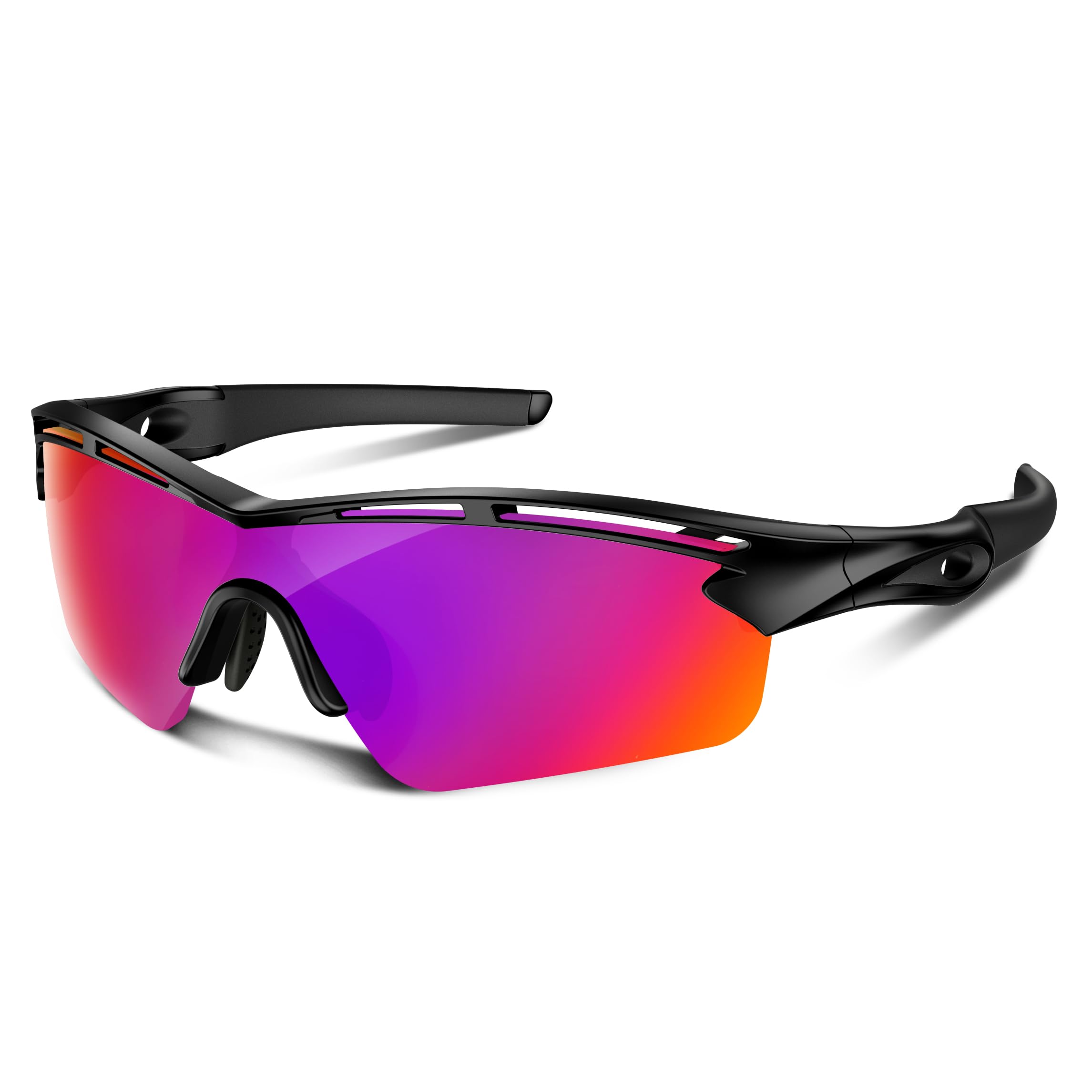 Rosemal front view showing sporty frame and polarized lenses, clear vision benefit