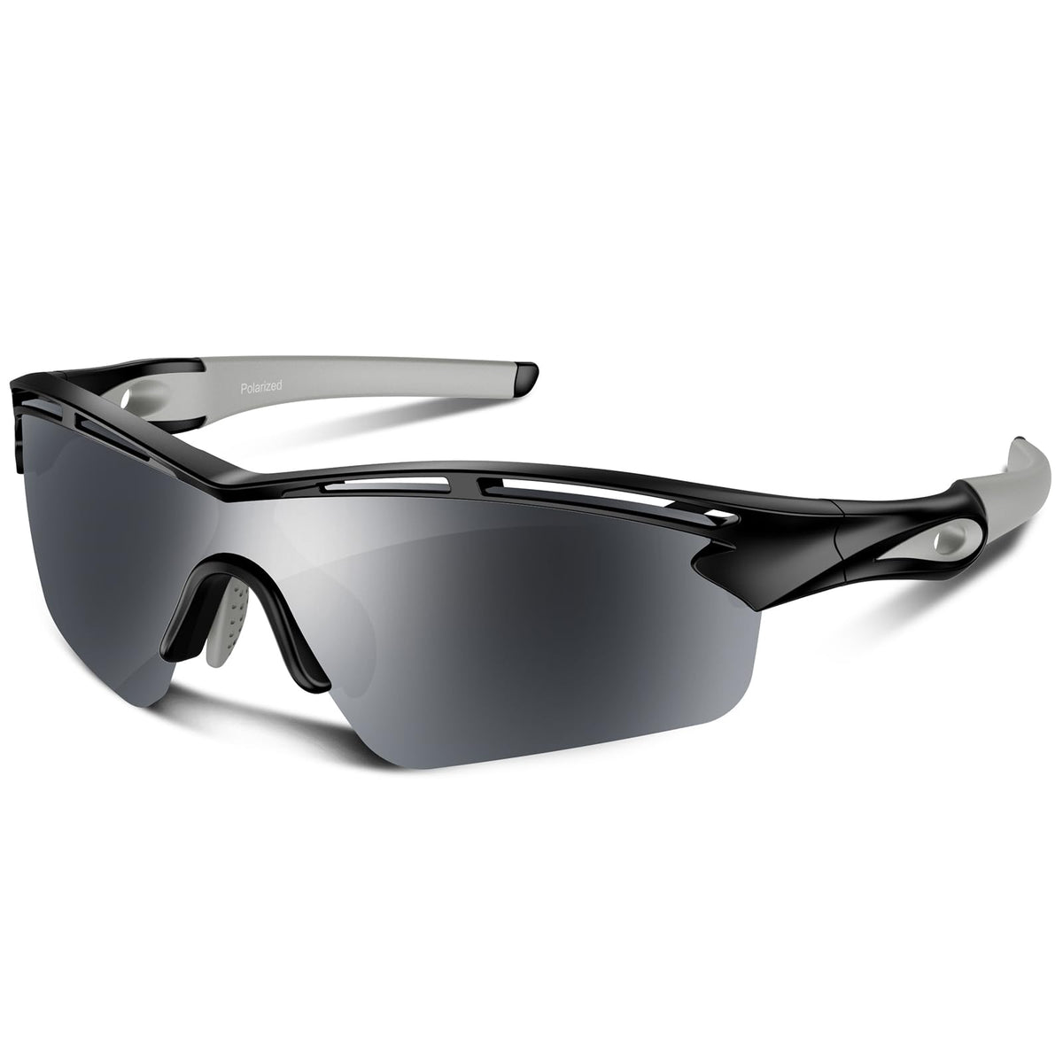 Rosemal front view showing wrap lens and sleek sporty look for better visibility