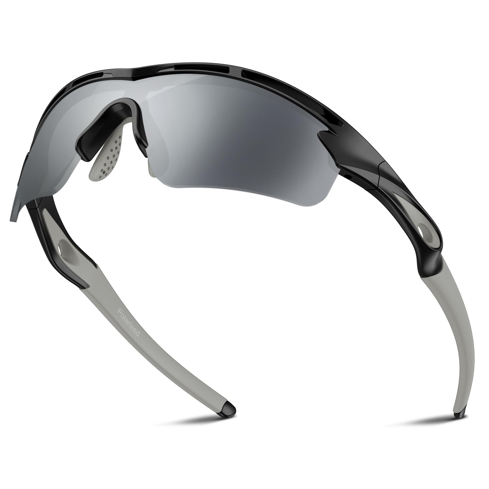 Rosemal worn by cyclist highlighting glare reduction and road-contrast benefit