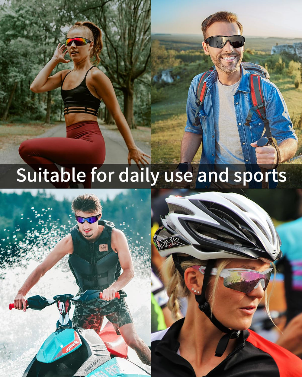 Rosemal sunglasses on cyclist demonstrating fit and improved road visibility