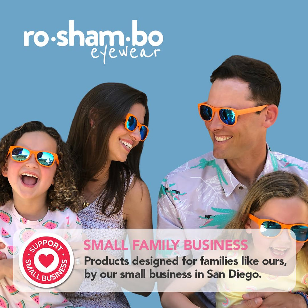 Roshambo Baby worn by child outdoors for sun protection during activities