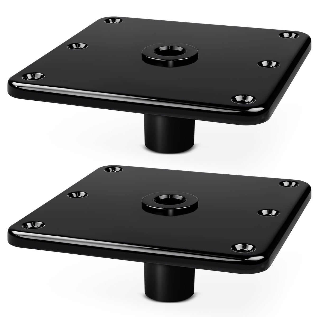 ROTFABRK front view of seat base mount showing flush profile and durability
