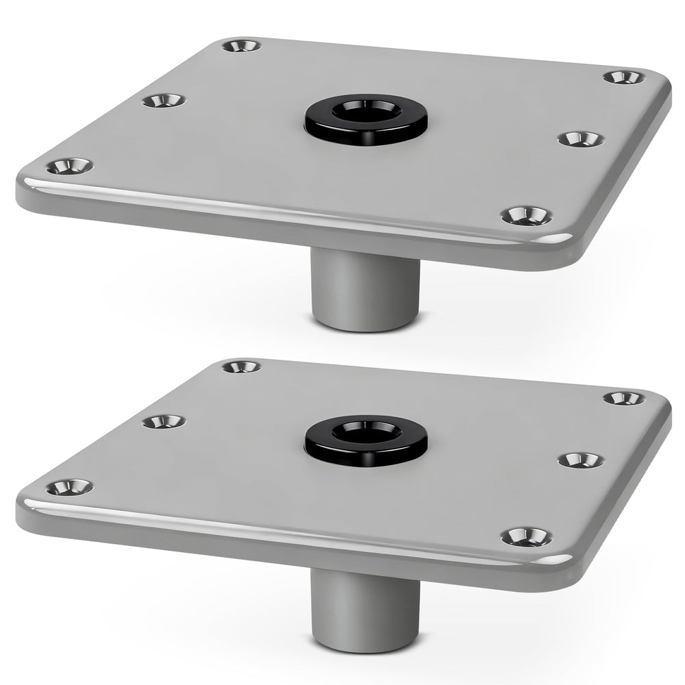ROTFABRK front view of seat base showing sturdy flange and socket benefit durable mount