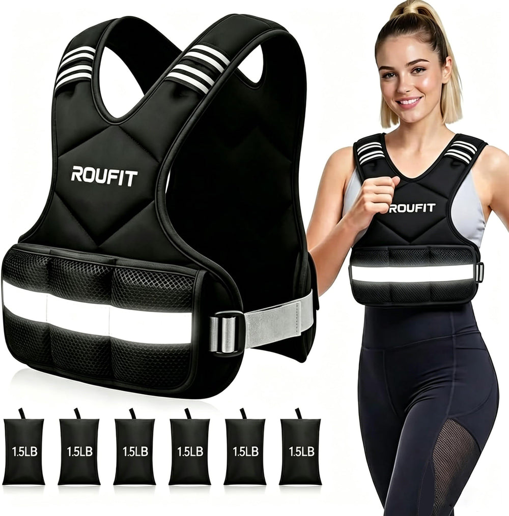 ROUFIT front view with pocket showing secure hands-free storage